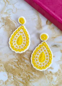 Chaandbali - Handmade Beaded Earrings for Indian Style Enthusiasts