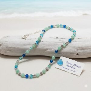 "Ocean Breeze" Beaded Necklace